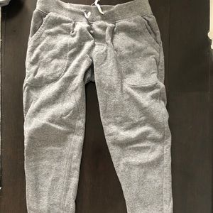 Grey sweatpants